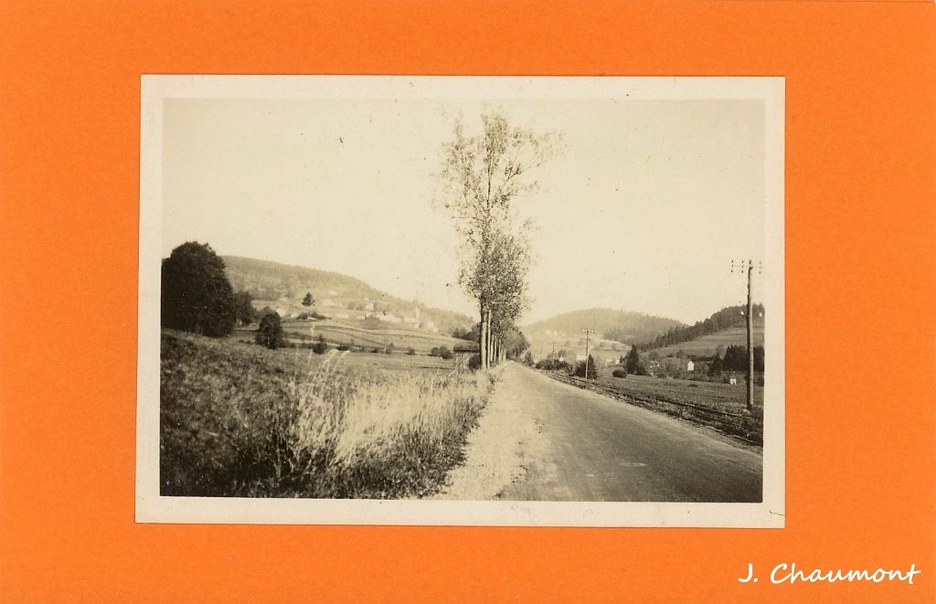 Le Tholy en 1931 ~ La Route de Remiremont à Gérardmer.JPG
